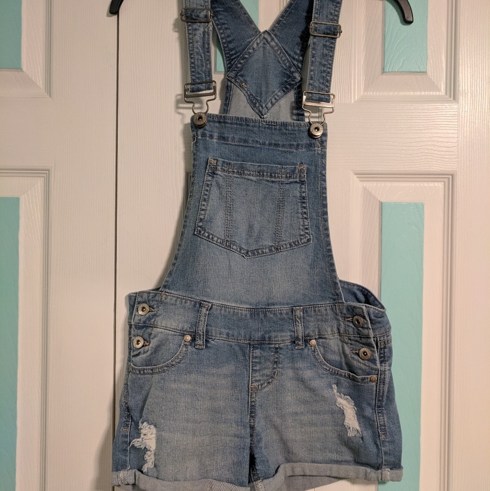 Blue Spice short overalls